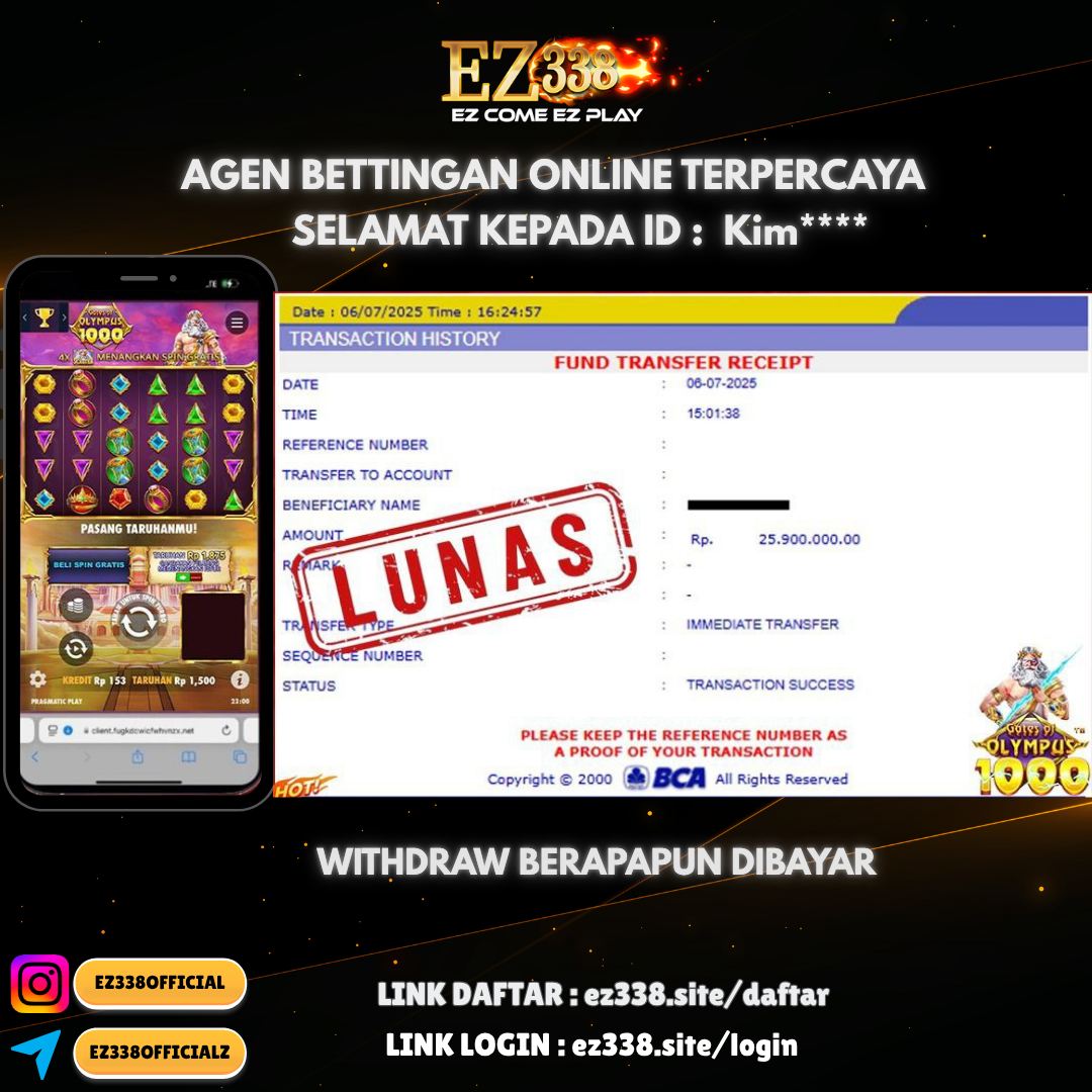 bukti jp member ez338